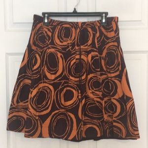 Old Navy circle print a line skirt